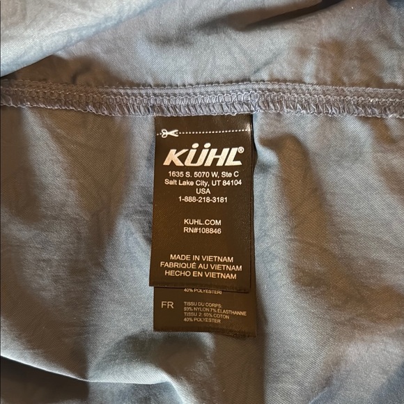 Kuhl Blue Pattern Casual Button Down Shirt XL - Picture 7 of 9